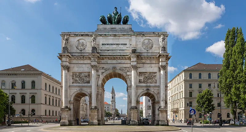 Top Geschäftsadresse in München bestellen- Siegestor