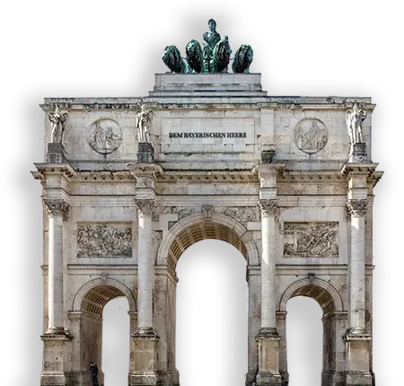 Top Geschäftsadresse in München bestellen- Siegestor